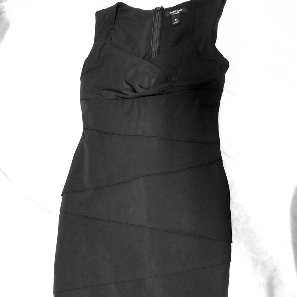 White house black market black dress size 8p